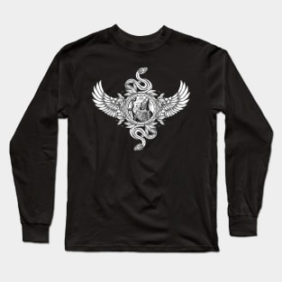 Hermes Trismegistus - Hermetic Hermeticism Alchemy Occult Thoth Long Sleeve T-Shirt